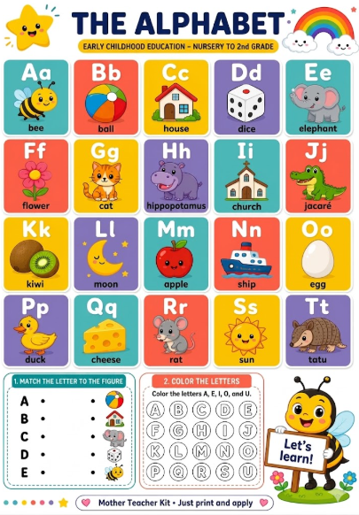 Alphabet Activity Sheet Preview
